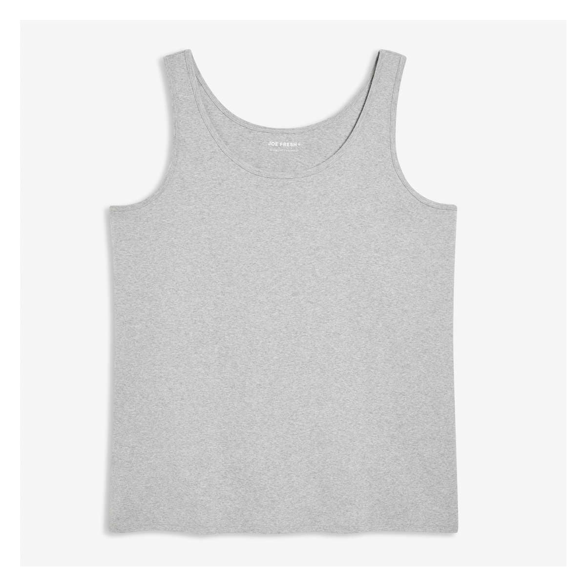 贈り物 Women+ Organic Cotton Tank in Light Grey Mix from Joe Fresh トップス